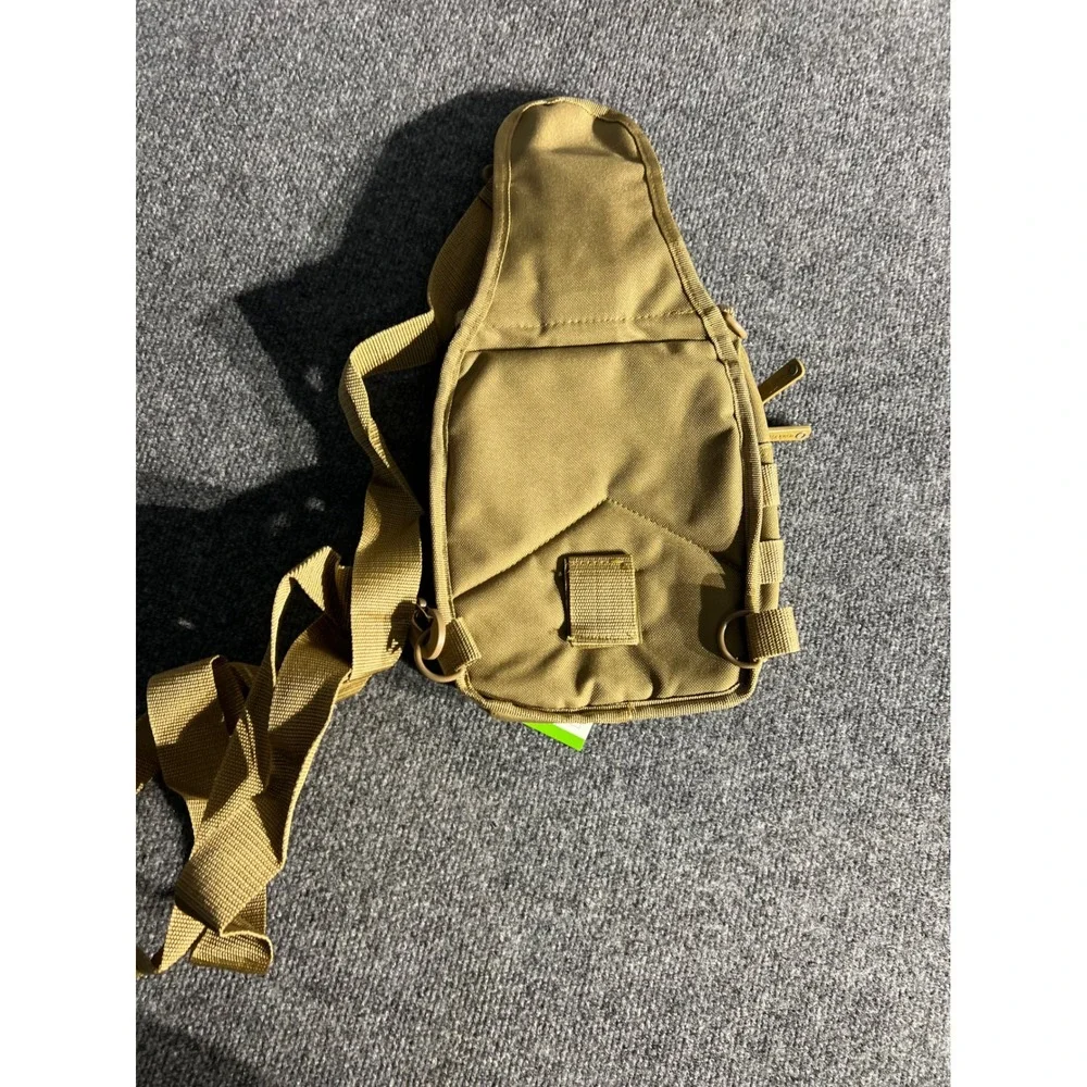 Eastwest USA Tactical Sling Bag Tan Coyote‎ Brown MOLLE Shoulder Pack New